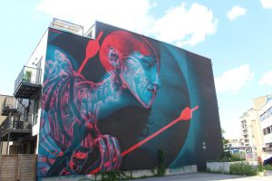 Murale de Psyché par Insane51 à Montréal