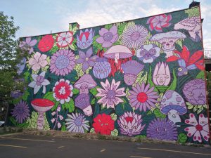 Murale Jardin Secret de Mono Sourcil