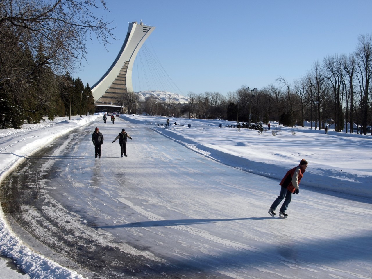 Patinoire Parc Maisonneuve Montréal