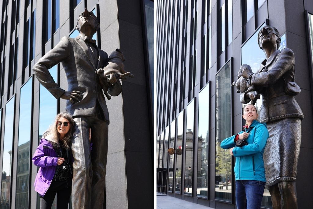 Lise Lepage et Sarah Montpetit guides Guidatour Montréal